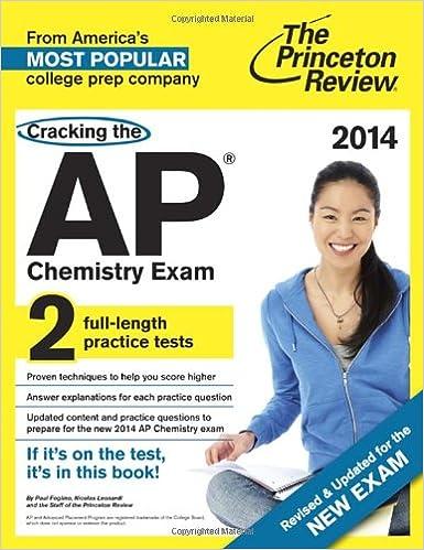 cracking the ap chemistry exam 2014 2014 edition the princeton review 0804124752, 978-0804124751