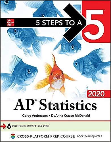 5 steps to a 5 ap statistics 2020 2020 edition corey andreasen, deanna krause mcdonald 1260455890,