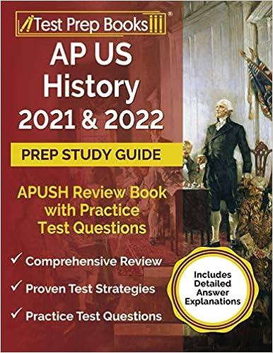 ap us history 2021 and 2022 prep study guide apush review book with practice test questions 2022 edition tpb