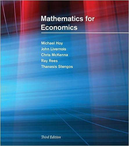 mathematics for economics 2nd edition michael hoy, john livernois, chris mckenna, ray rees, thanasis stengos