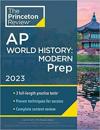 the princeton review ap world history modern prep 2023 2023 edition the princeton review 0593450957,