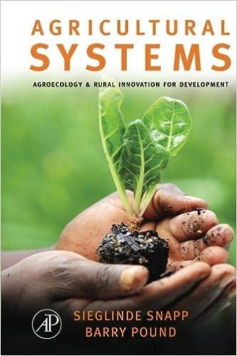 agricultural systems agroecology and rural innovation for development 1st edition sieglinde snapp 0124054676,