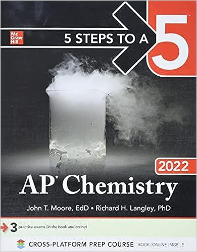 5 steps to a 5 ap chemistry 2022 2022 edition mary millhollon, richard langley 1264267975, 978-1264267972
