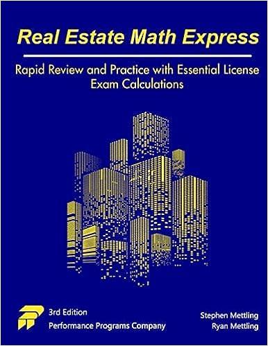 real estate math express rapid review and practice with essential license exam calculations 3rd edition