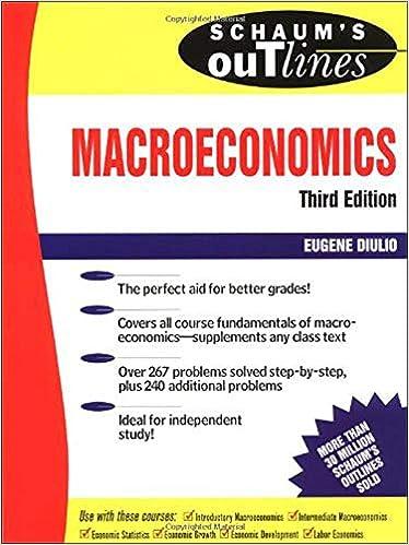 schaums outline of macroeconomics 3rd edition eugene diulio 0070170533, 978-0070170537