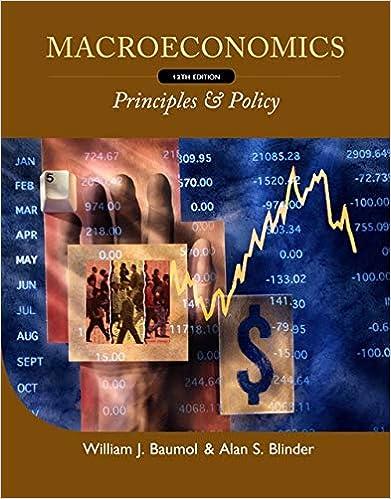 macroeconomics principles and policy 12th edition william j. baumol, alan s. blinder 0538453656,