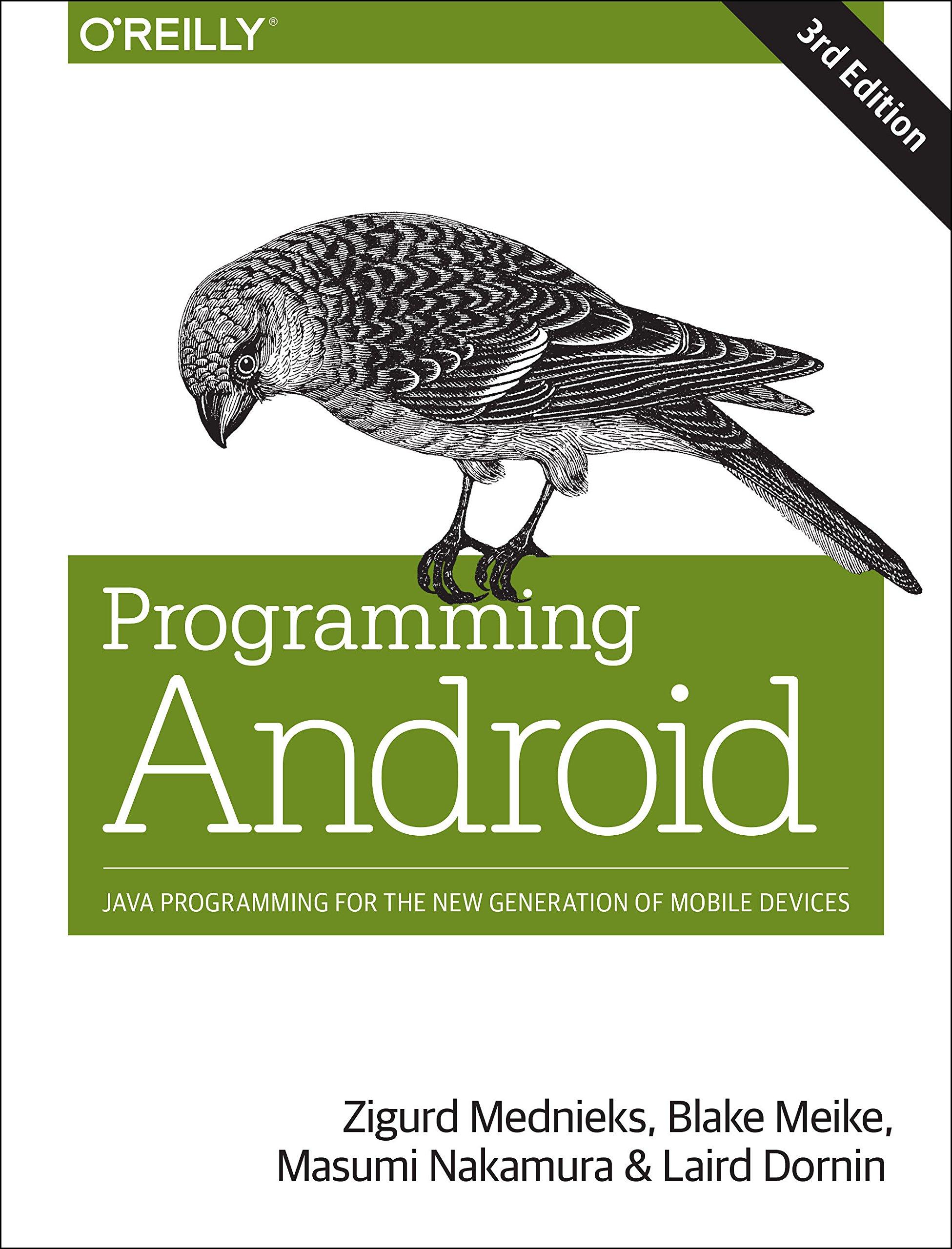programming android java programming for the new generation of mobile devices 3rd edition zigurd
