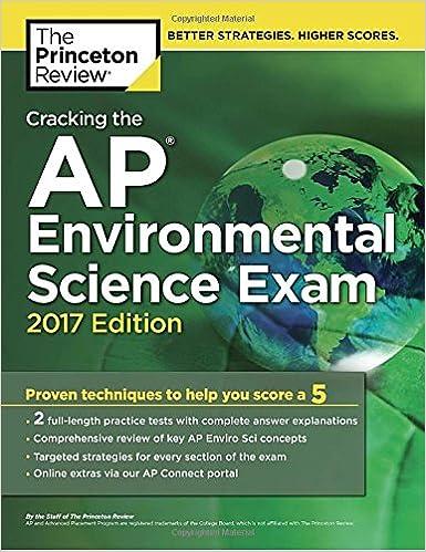 cracking the ap environmental science exam 2017 2017 edition the princeton review 1101919922, 978-1101919927