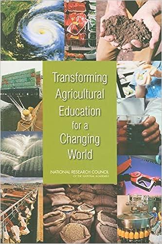 transforming agricultural education for a changing world 1st edition national research council 0309132215,