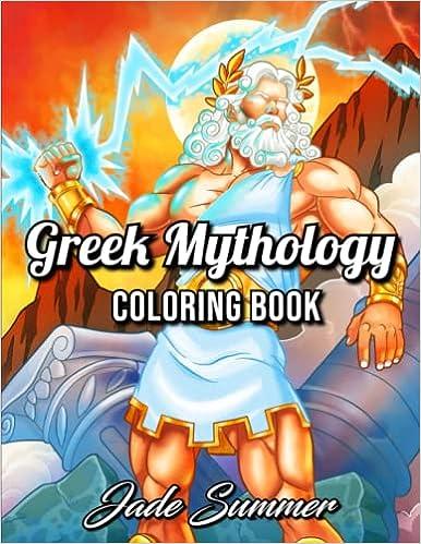 greek mythology a coloring book  jade summer b09nrgb8jj, 979-8787838312