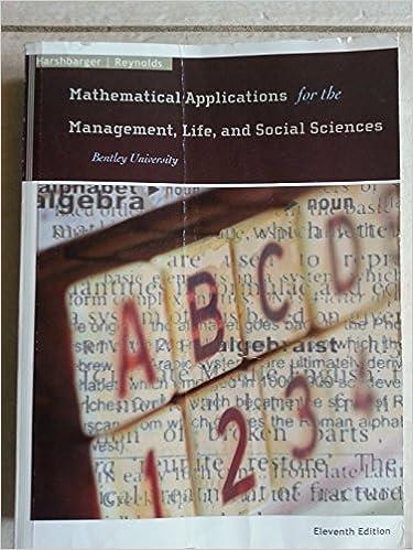 mathematical applications for the management life and social sciences 1st edition cengage 1337051691,