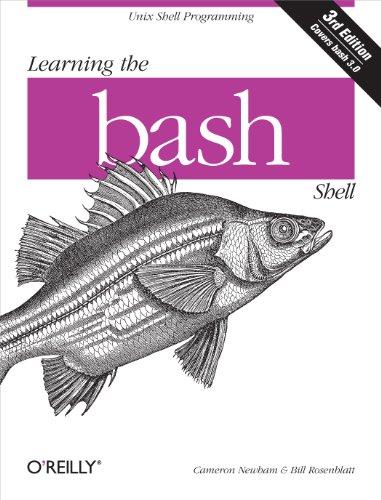 learning the bash shell unix shell programming 3rd edition cameron newham 0596009658, 978-0596009656