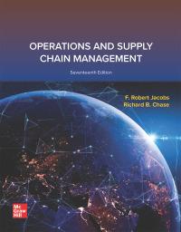 operations and supply chain management 17th edition f. robert jacobs, richard chase 1265071276, 9781265071271