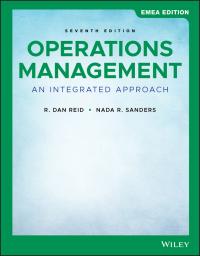 operations management an integrated approach emea edition 7th edition r. dan reid; nada r. sanders