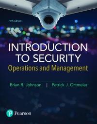 introduction to security operations and management operations and management 5th edition brian