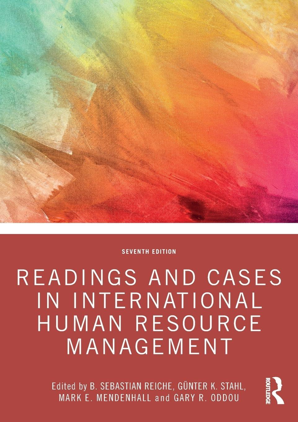readings and cases in international human resource management 7th edition sebastian b. reiche, günter k.