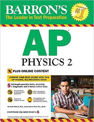 barrons ap physics 2 1st edition kenneth rideout 1438011237, 978-1438011233