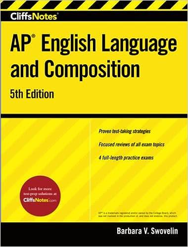 cliffsnotes ap english language and composition 5th edition barbara v. swovelin 1328465837, 978-1328465832