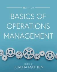 basics of operations management 1st edition lorena d. mathien 1793523436, 9781793523433