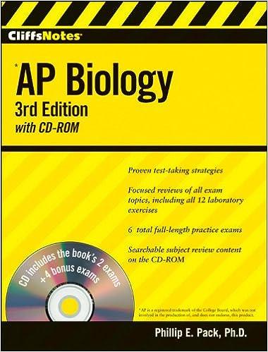 cliffs notes ap biology 3rd edition phillip e. pack 0470400358, 978-0470400357