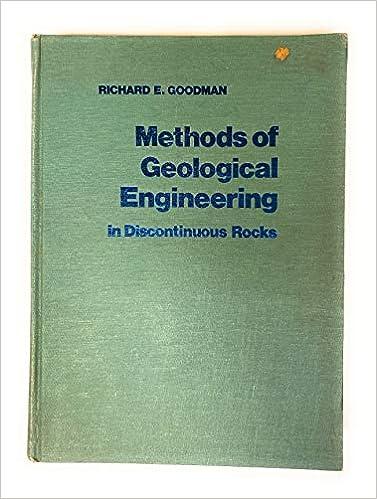 methods of geological engineering in discontinuous rocks 1st edition richard e. goodman 0829900667,