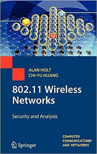 802.11 wireless networks security and analysis computer communications and networks 1st edition alan holt,