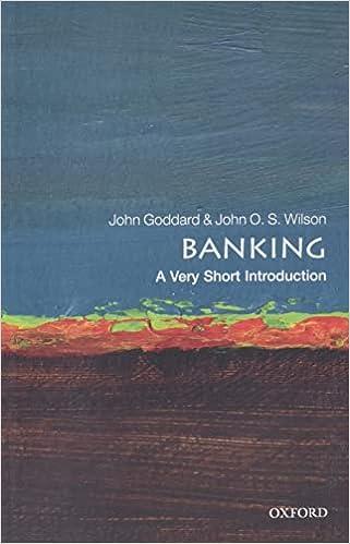 banking a very short introduction 1st edition john o. s. wilson, john goddard 0199688923, 978-0199688920