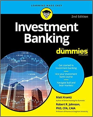investment banking for dummies 2020 edition matthew krantz, robert r. johnson 1119658594, 978-1119658597