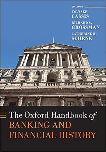 the oxford handbook of banking and financial history 1st edition youssef cassis, richard s. grossman,