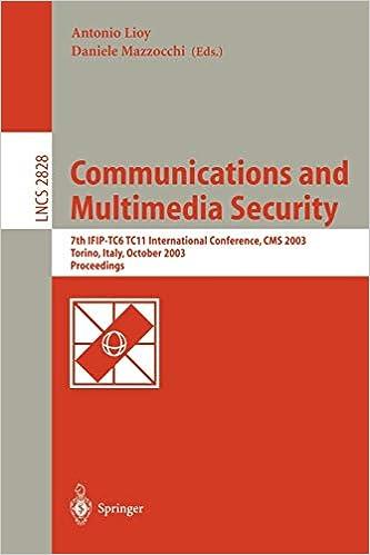communications and multimedia security 1st edition antonio lioy, daniele mazzocchi 3540201858, 978-3540201854