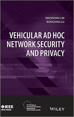 vehicular ad hoc network security and privacy 1st edition xiaodong lin, rongxing lu 1118913906, 978-1118913901