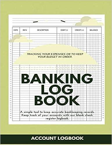 banking log book tracking book expenses or to keep your budgut in order 1st edition prathed sangwongvanich