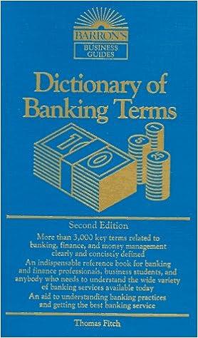 dictionary of banking terms 2nd edition irwin kellner 0812015304, 978-0812015300