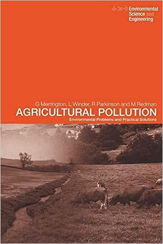 agricultural pollution environmental problems and practical solutions 1st edition graham merrington