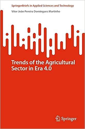 trends of the agricultural sector in era 4.0 1st edition vítor joão pereira domingues martinho 3030989585,
