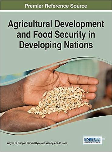 agricultural development and food security in developing nations 1st edition wayne g. ganpat 1522509429,