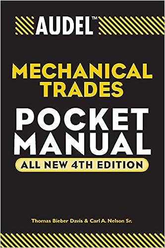 audel mechanical trades pocket manual 4th edition thomas b. davis, carl a. nelson 0764541706, 978-0764541704