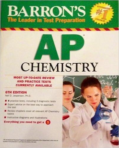 barrons ap chemistry 6th edition neil d. jespersen 0764146947, 978-0764146947