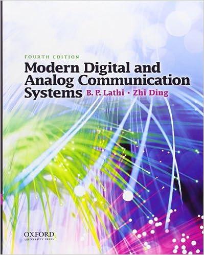 modern digital and analog communication systems 4th edition b. p. lathi 0195331451, 978-0195331455