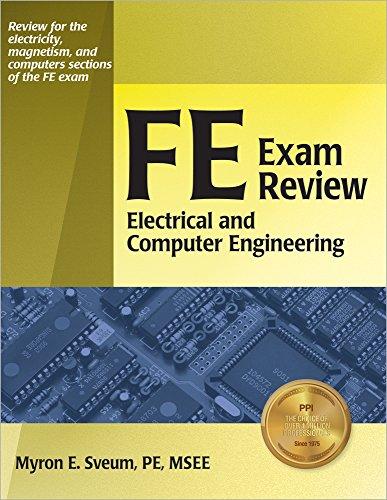 fe exam review electrical and computer engineering 1st edition myron e. sveum pe 978-1591260691