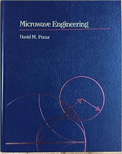 microwave engineering 1st edition david m. pozar 0201504189, 978-0201504187