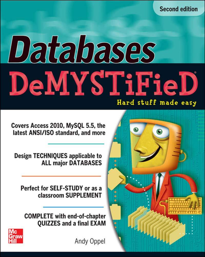 databases demystified 2nd edition andy oppel 0071747990, 978-0071747998