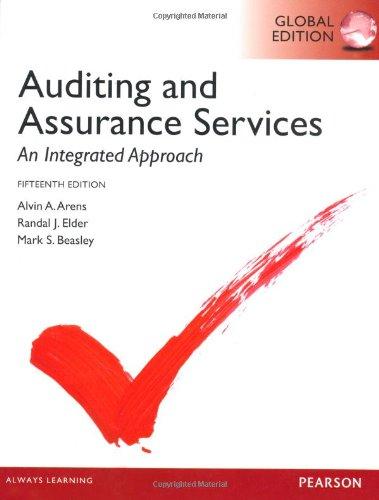 auditing and assurance services an integrated approach 15th global edition alvin a. arens . randal j. elder .