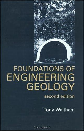 foundations of engineering geology 2nd edition tony waltham 0415254507, 978-0415254502