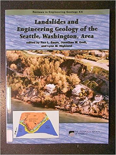 landslides and engineering geology of the seattle washington area 1st edition rex l. baum , jonathan w. godt,