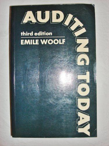 auditing today 3rd edition emile woolf 013052168x, 9780130521682