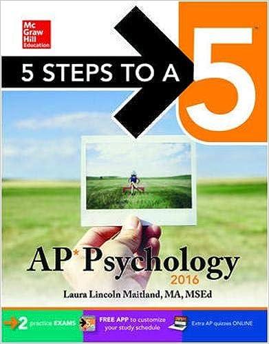 5 steps to a 5 ap psychology 2016 2016 edition laura maitland 0071846107, 978-0071846103