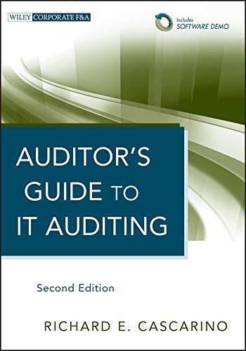 auditors guide to it auditing 2nd edition richard e. cascarino 978-1118147610