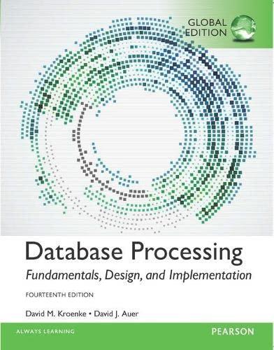 database processing fundamentals design 14th edition globel edition marion donnie dutton don f. seaman