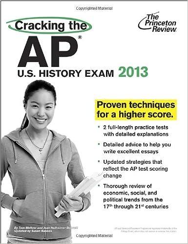 cracking the ap us history exam 2013 2013 edition the princeton review 0307944905, 978-0307944900